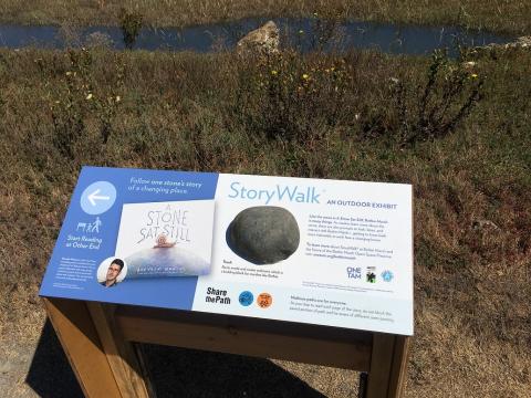StoryWalk - A Stone Sat Still 