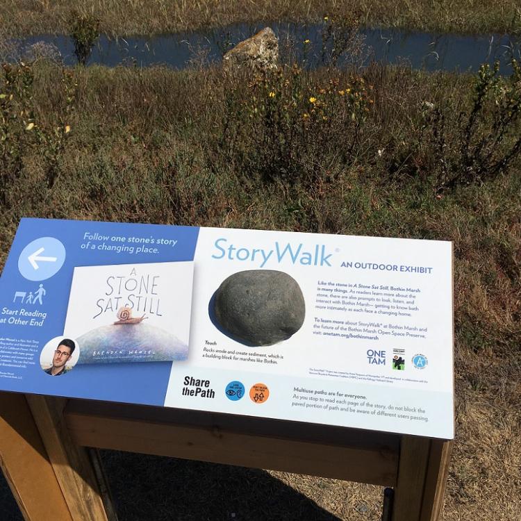 StoryWalk - A Stone Sat Still 
